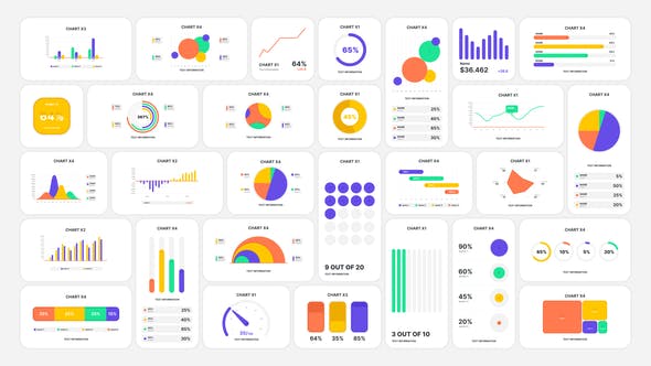 Corporate Infographic Charts Bundle - Videohive 45344846 Download