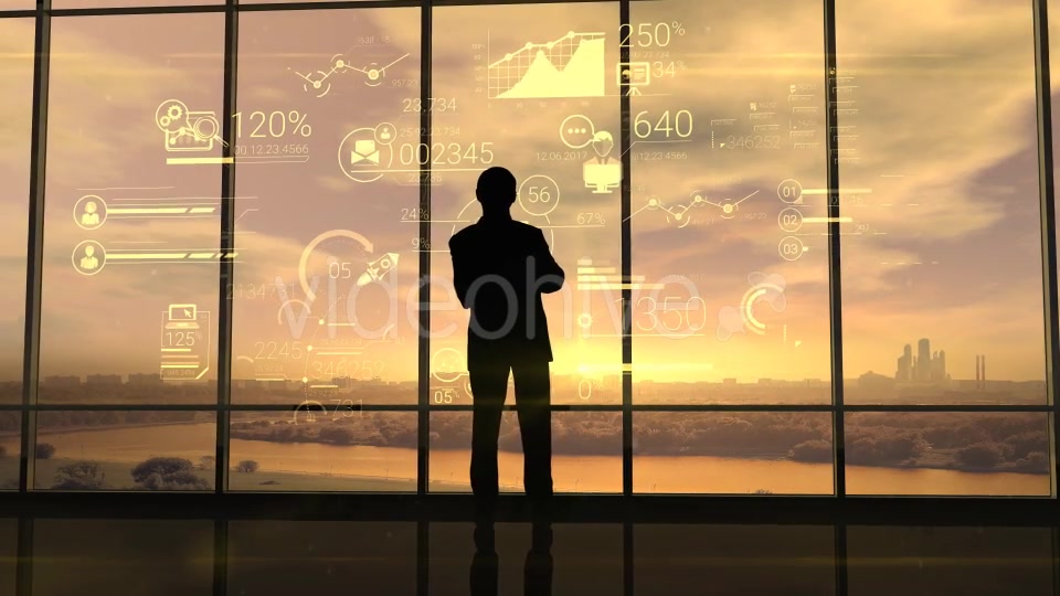 Corporate Infographics And Men In The Office - Download Videohive 21214009