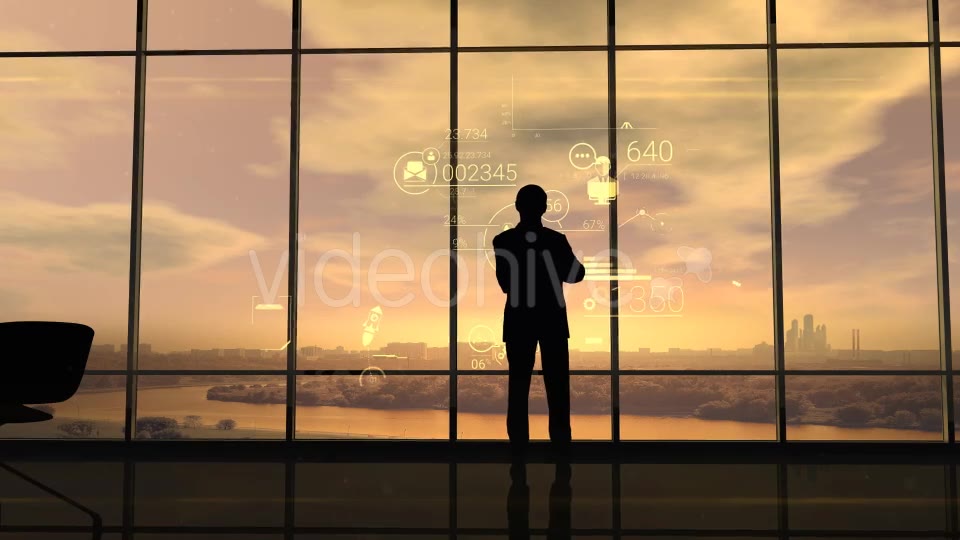 Corporate Infographics And Men In The Office - Download Videohive 21214031