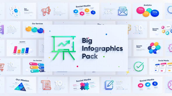 Corporate Infographics Charts Pack - Download Videohive 28328007