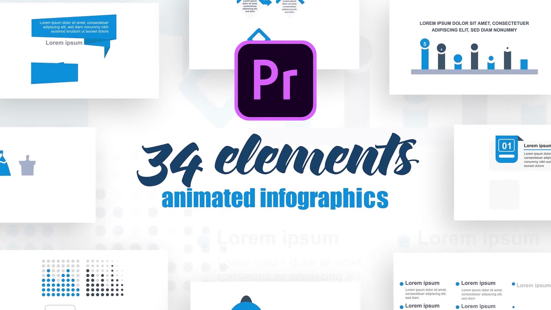 Corporate Infographics Vol.30 for Premiere Pro Videohive 27525971 Premiere Pro Image 1