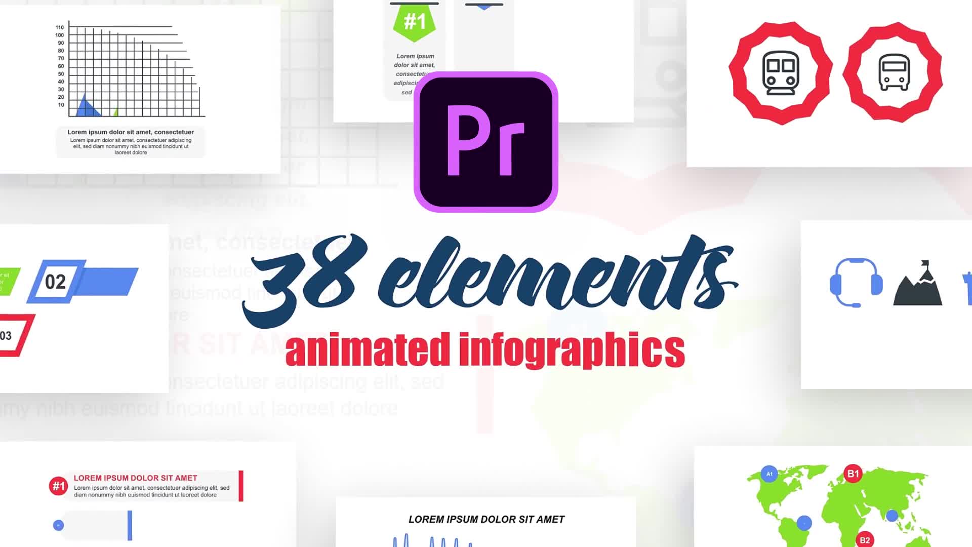 Corporate Infographics Vol.35 for Premiere Pro Videohive 27526012 Premiere Pro Image 1