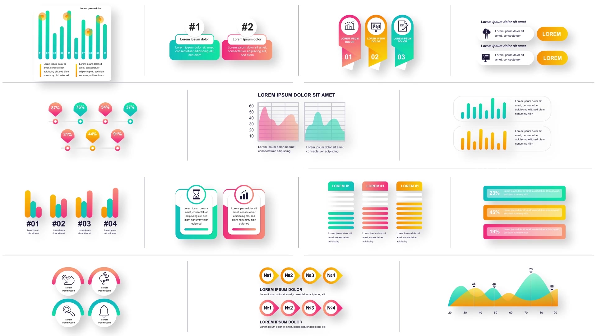 Corporate Infographics Vol.61 for Premiere Pro Videohive 29517622 Premiere Pro Image 7