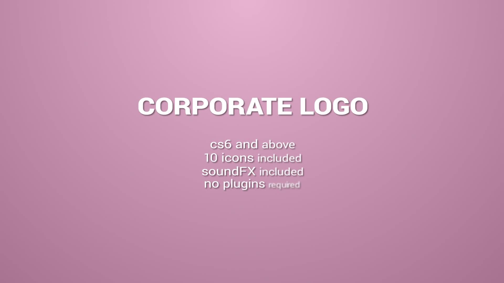 Corporate Logo Videohive 22511724 After Effects Image 1