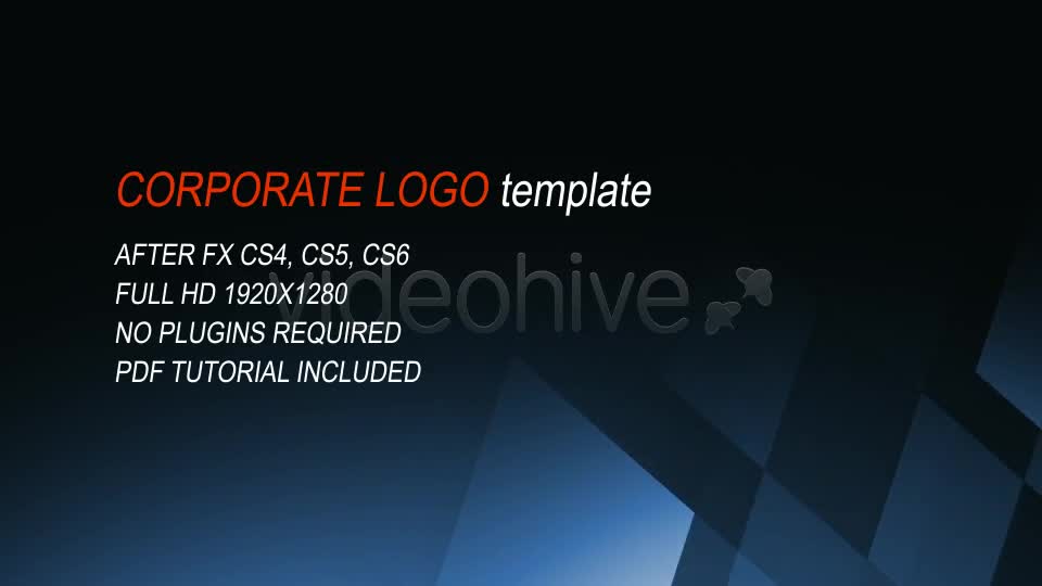 Corporate Logo Reveal Videohive 2697010 After Effects Image 1