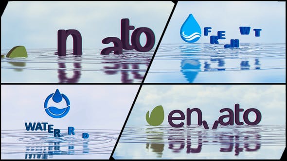 Corporate Logo V21 Water Ripples Emerge - 22401592 Videohive Download