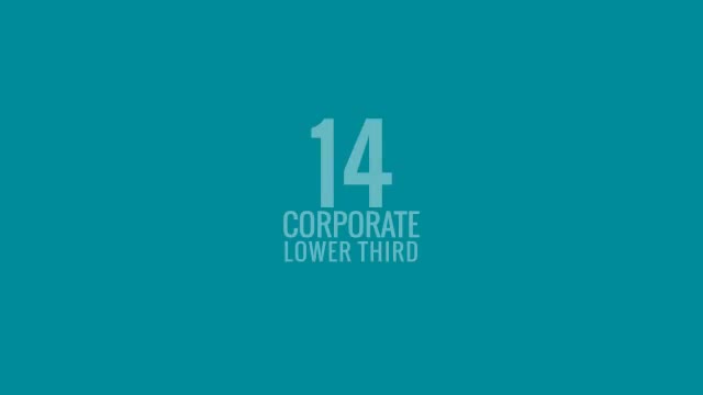 Corporate Lower Third Videohive 7999130 After Effects Image 1