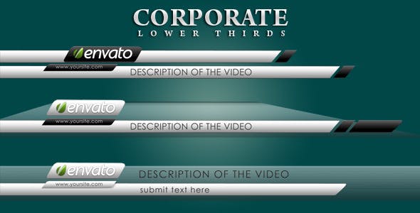 Corporate Lower Thirds - 2491377 Download Videohive