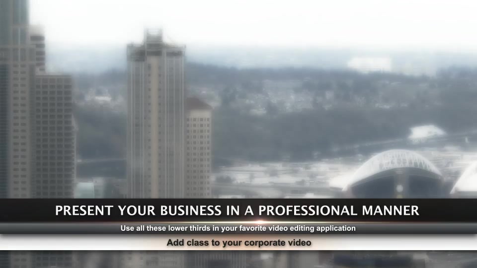 Corporate Lower Thirds Black Pack Videohive 145590 Motion Graphics Image 11