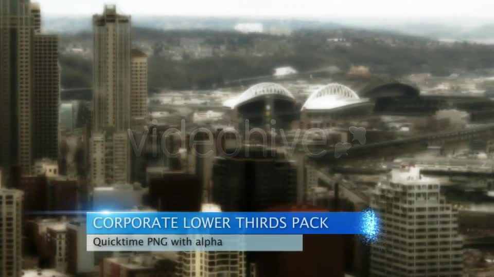 Corporate Lower Thirds Blue Pack Videohive 108545 Motion Graphics Image 1