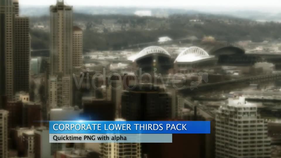 Corporate Lower Thirds Blue Pack Videohive 108545 Motion Graphics Image 2