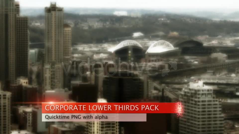 Corporate Lower Thirds Red Pack Videohive 109460 Motion Graphics Image 1