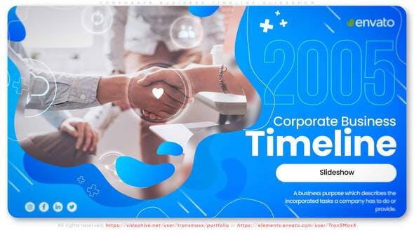 Corporate N Business Timeline Slideshow - Download 33108494 Videohive