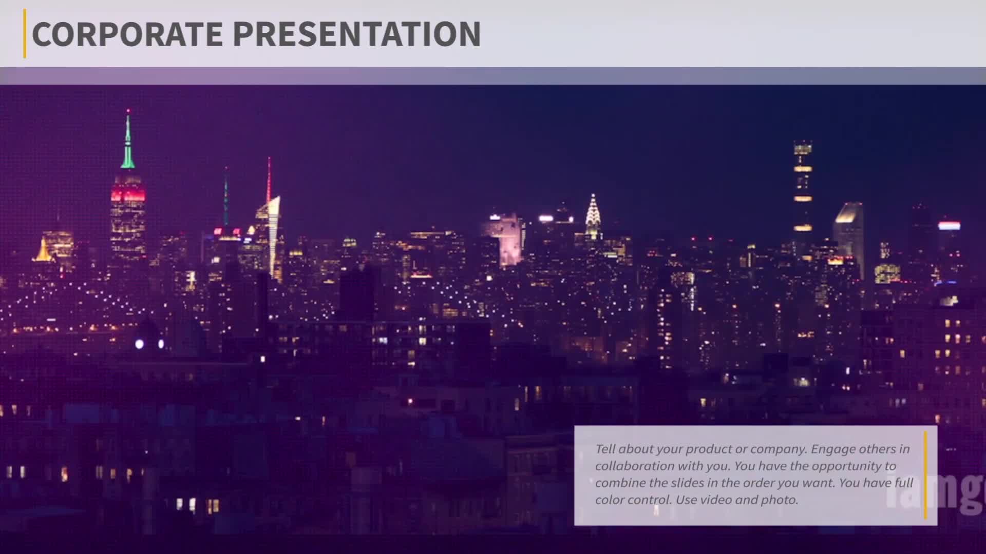 Corporate Presentation Videohive 21083041 After Effects Image 1