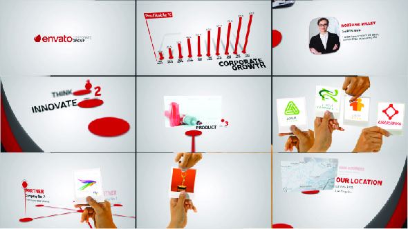 Corporate Profile With Hand Gestures - Download Videohive 19581684