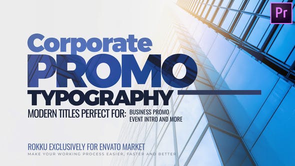 Corporate Promo Typography - Videohive Download 36214019
