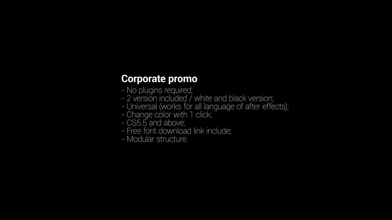 Corporate Promo Videohive 19338839 After Effects Image 1