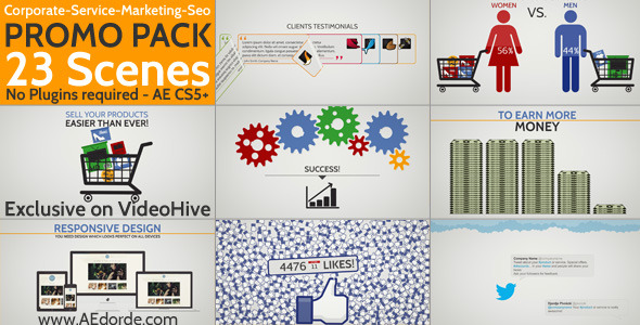 Corporate / Service / Marketing / Seo Promo Pack - Download Videohive 5866444
