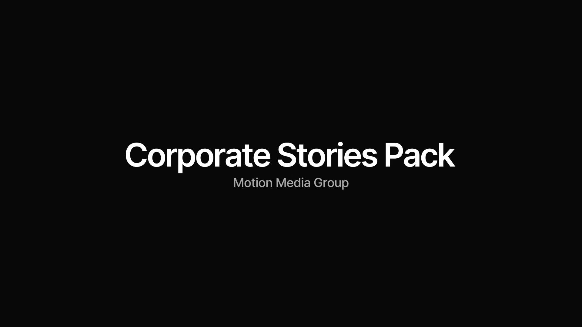 Corporate Style Stories Pack Videohive 31936666 After Effects Image 1
