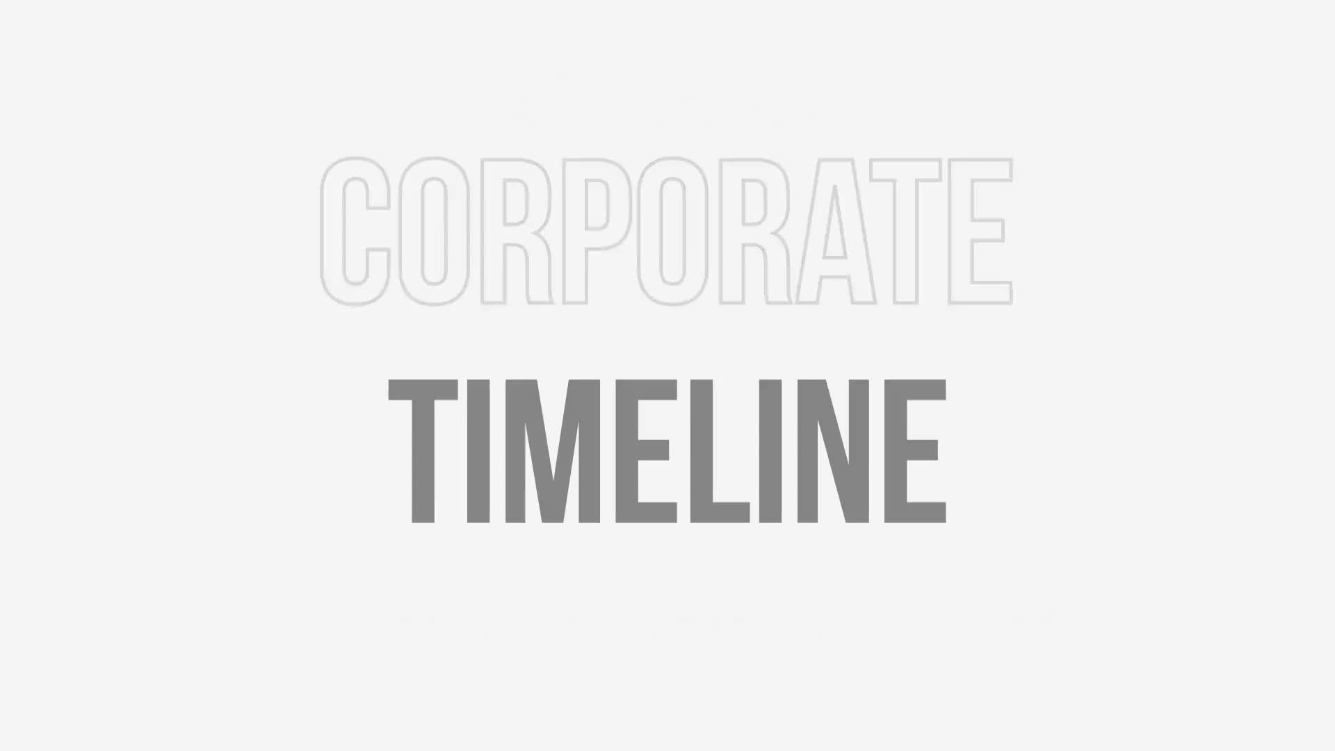 Corporate Timeline Company History Videohive 33040090 After Effects Image 1