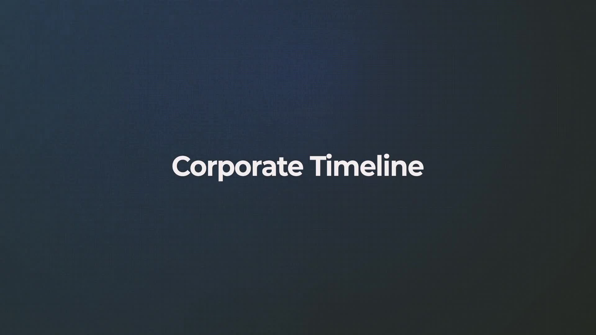 Corporate Timeline Videohive 21418953 After Effects Image 1
