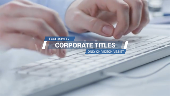 Corporate Titles and Lower Thirds 2 - Download Videohive 13510045