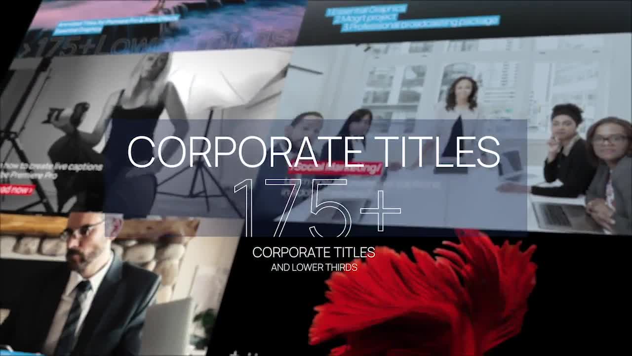 Corporate Titles and Lower thirds pack Videohive 33244687 After Effects Image 1