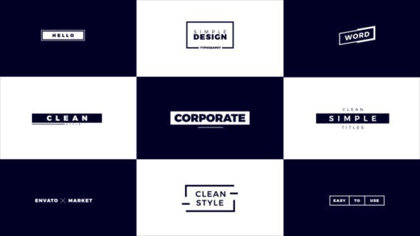 Corporate Titles | DaVinci Resolve - 31104192 Download Videohive