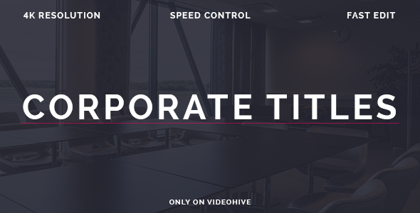 Corporate Titles - Download Videohive 19307849