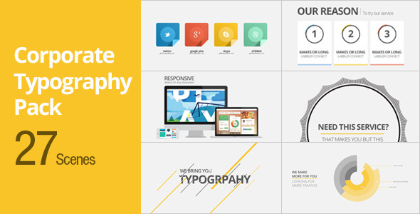 Corporate Typography Pack - Download Videohive 5006143