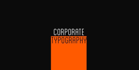 Corporate Typography - Videohive 3234677 Download