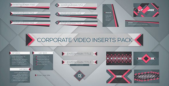 Corporate Video Inserts Pack - Download Videohive 7358156