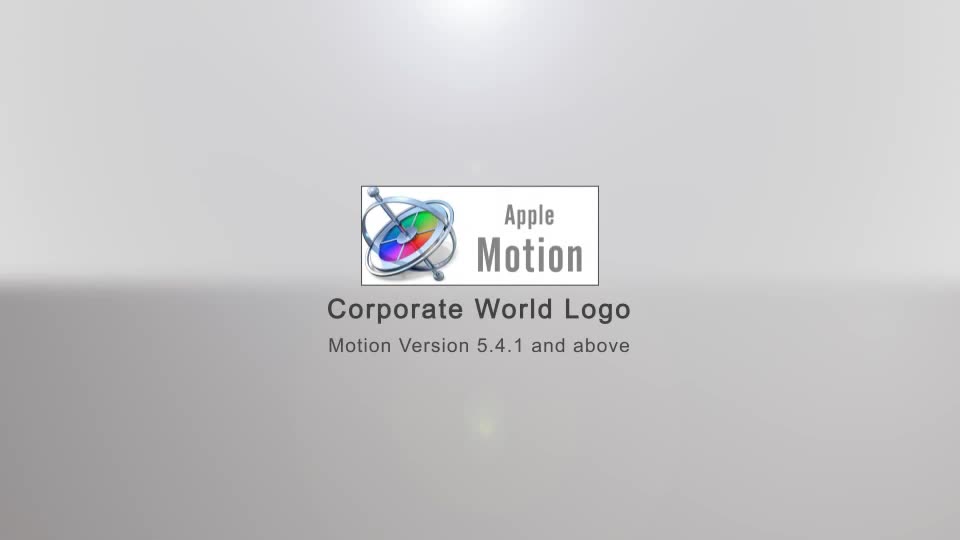 Corporate World Logo Apple Motion Videohive 23493550 Apple Motion Image 1