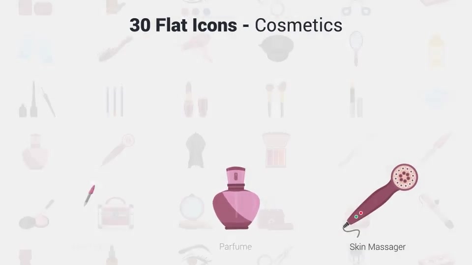 Cosmetic & Makeup Icons Videohive 36609417 After Effects Image 12