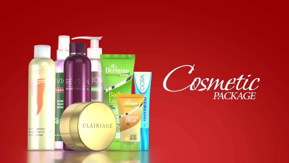 Cosmetic Package Template - Download Videohive 19190180