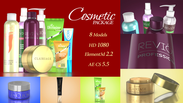 Cosmetic Package Template - Download Videohive 19190180