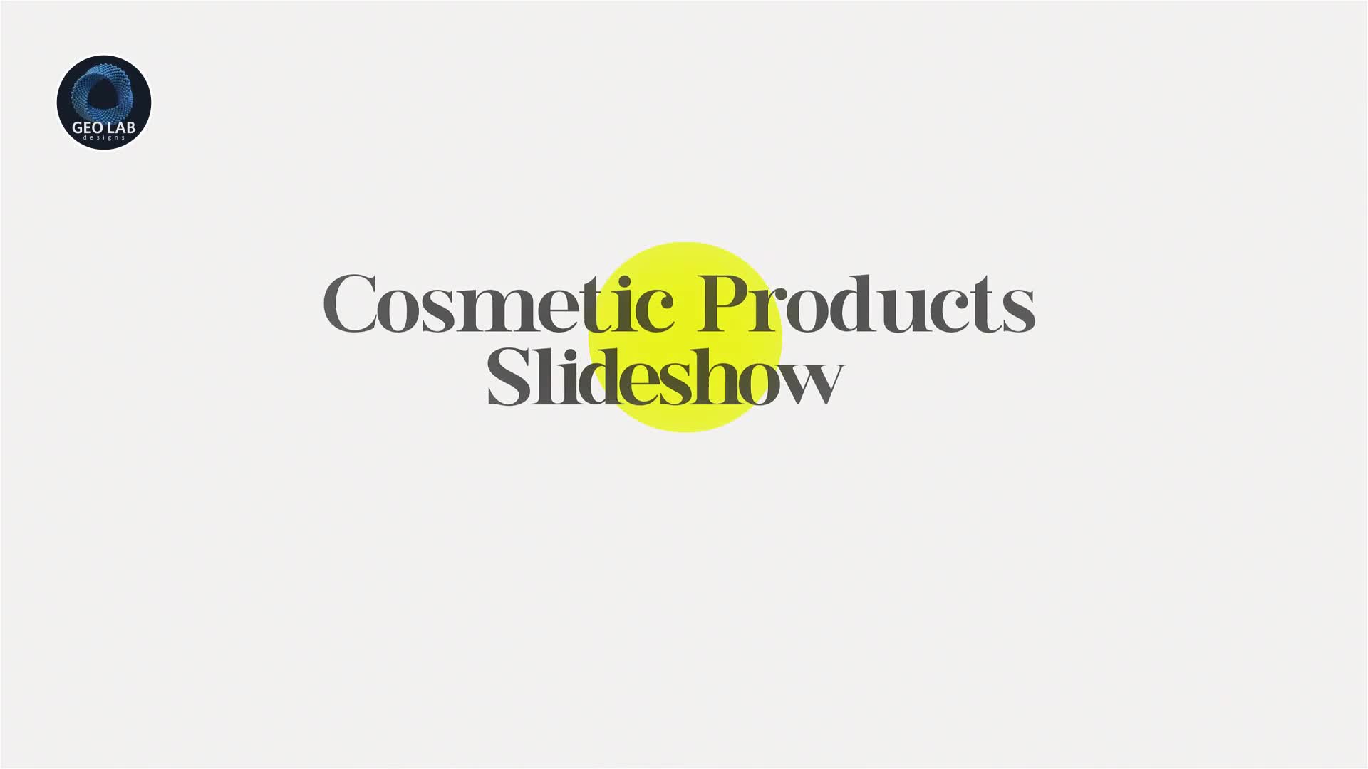 Cosmetic Products Slideshow Videohive 53369365 After Effects Image 1