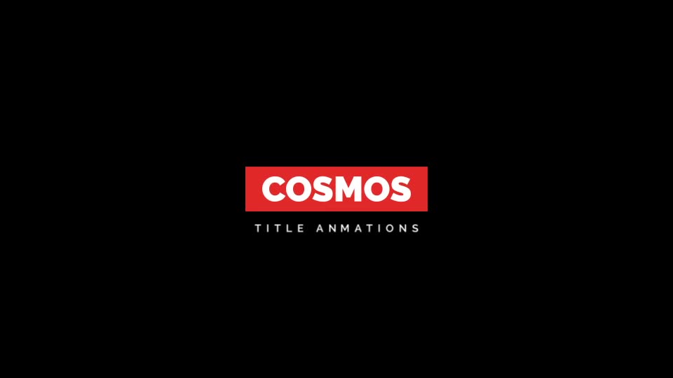 Cosmos Title Animations Videohive 29210973 After Effects Image 1