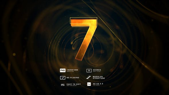 Countdown Lines and Particles - Download Videohive 29531543