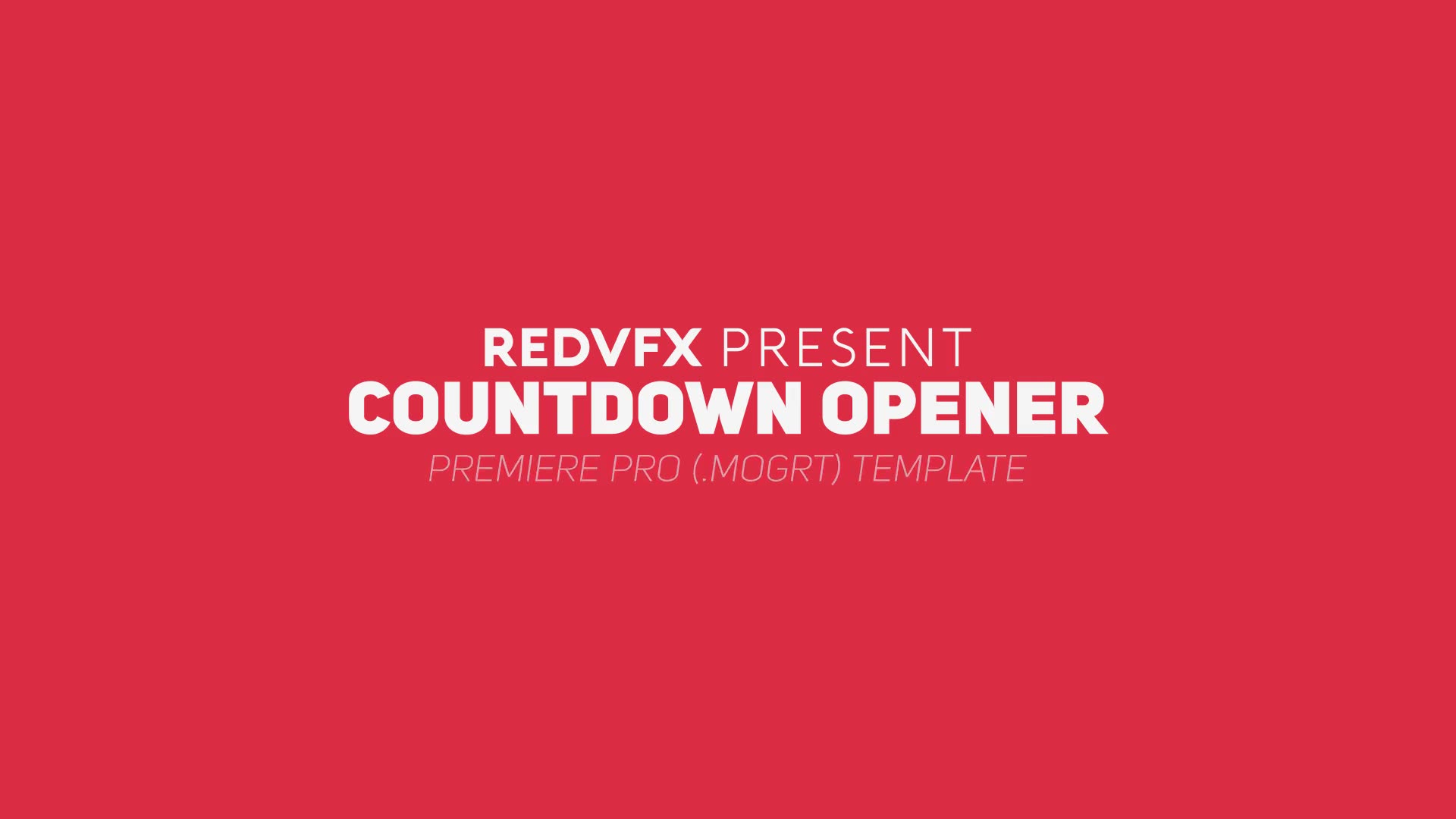 Countdown Opener for Premiere Pro Videohive 25344908 Premiere Pro Image 2