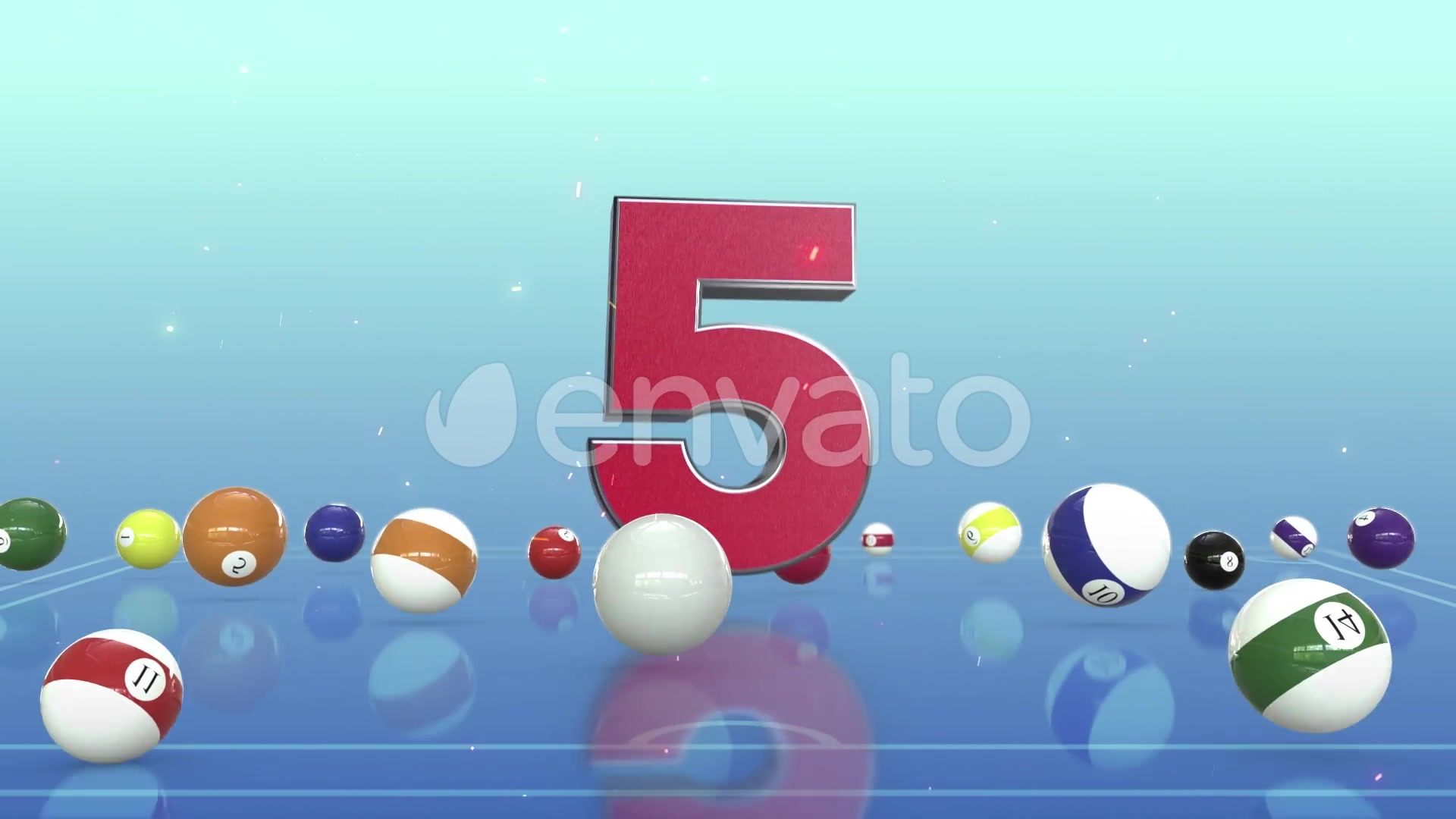 Countdown Sports Balls Videohive 39503798 After Effects Image 3