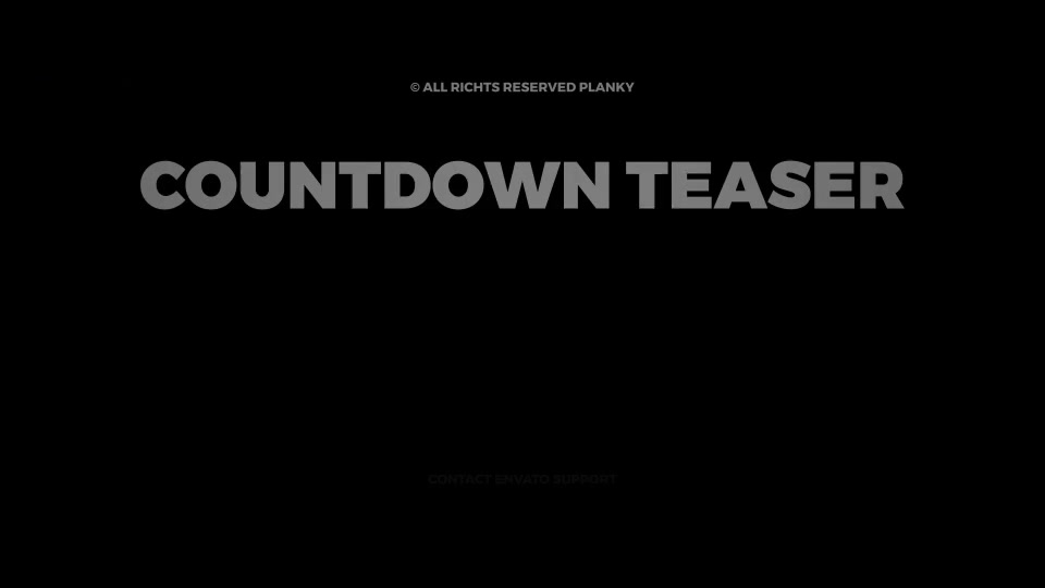 Countdown Teaser - Download Videohive 21037722