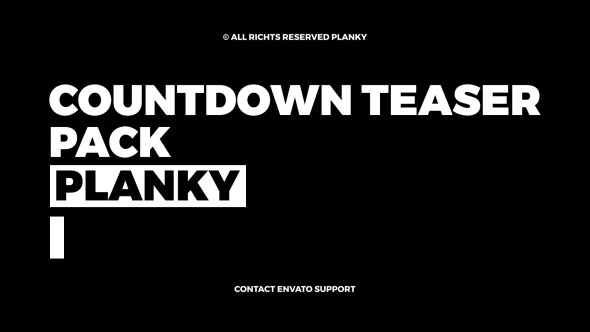 Countdown Teaser - Download Videohive 21037722