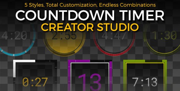 Countdown Timer Creator Studio - Download Videohive 20117697