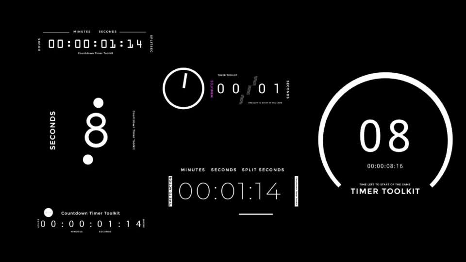 Countdown Timer Toolkit V10 Videohive 38106789 After Effects Image 1