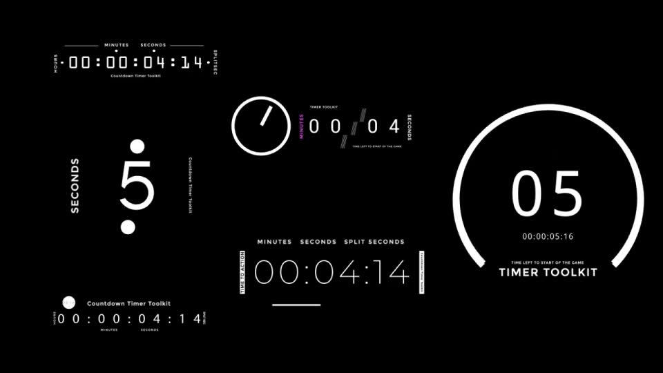 Countdown Timer Toolkit V10 Videohive 38106789 After Effects Image 2