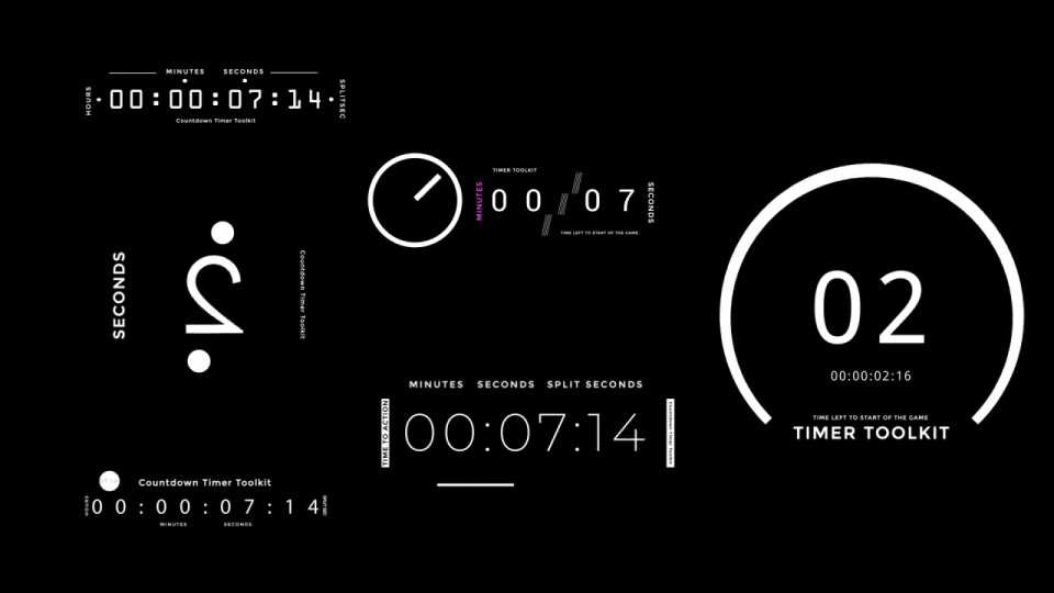 Countdown Timer Toolkit V10 Videohive 38106789 After Effects Image 3