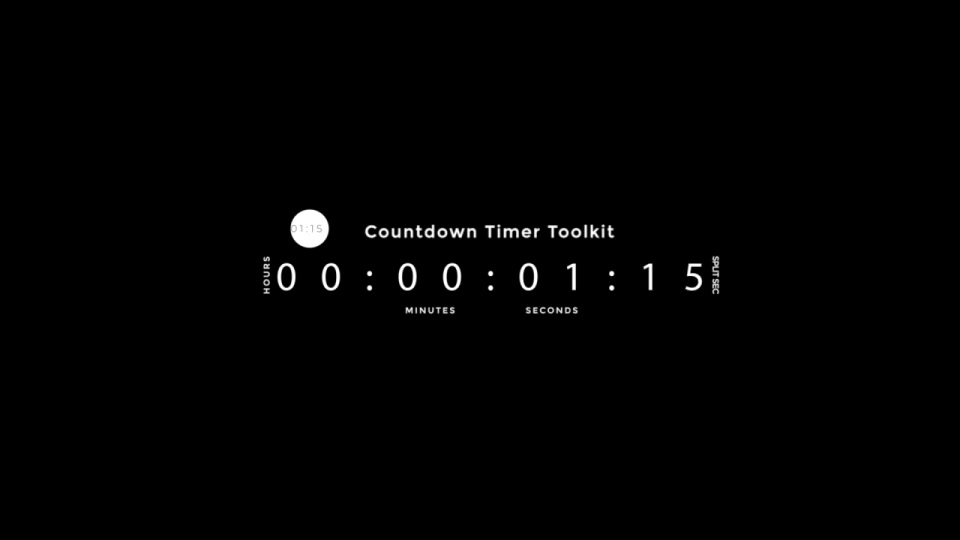 Countdown Timer Toolkit V10 Videohive 38106789 After Effects Image 7