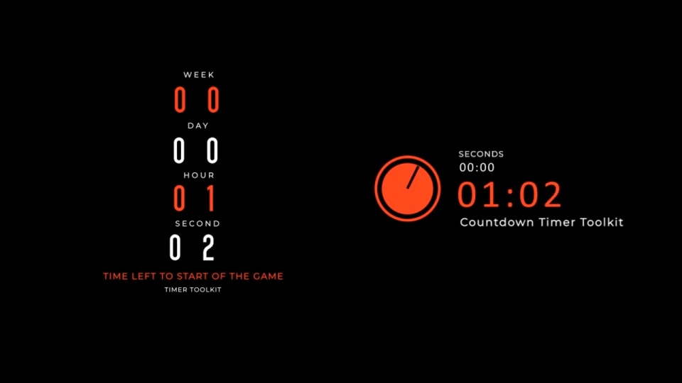 Countdown Timer Toolkit V5 Videohive 37025194 After Effects Image 4