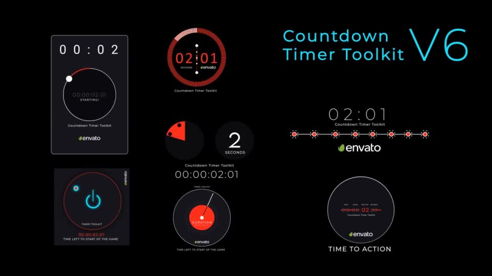 Countdown Timer Toolkit V6 Videohive 37300927 After Effects Image 1